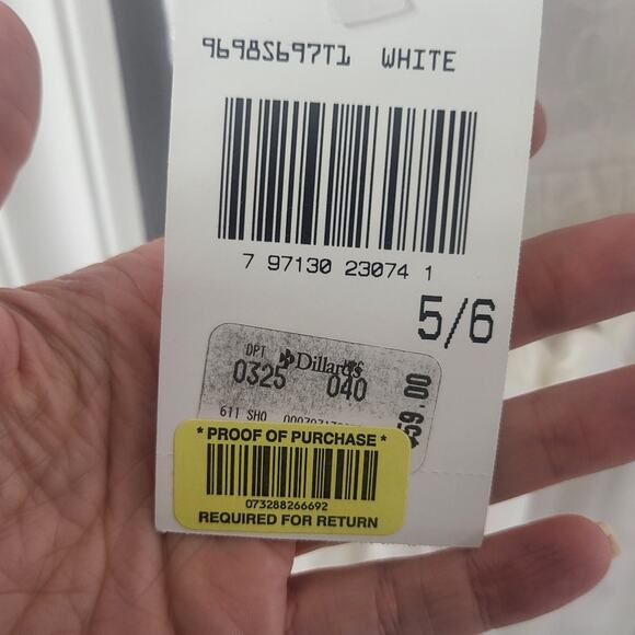 City Triangles Y2K White Sundress - Size 5/6 - Picture 4 of 5